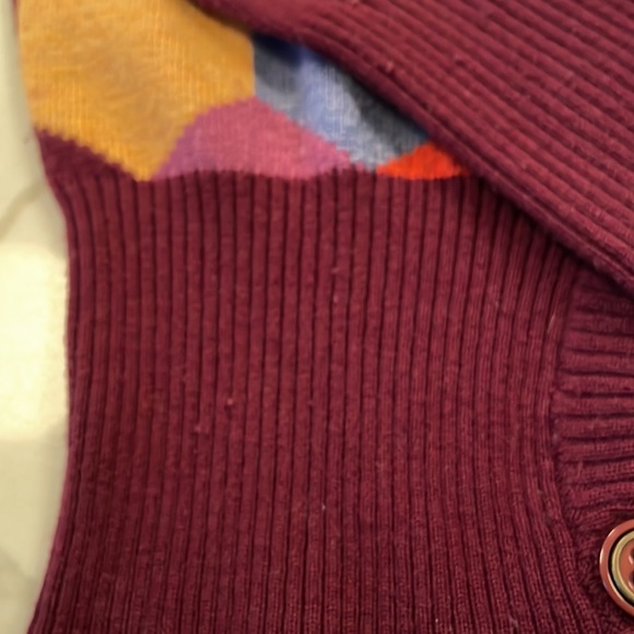 Dolce @ Gabbana argyle sweater/cardigan - Picture 4 of 8